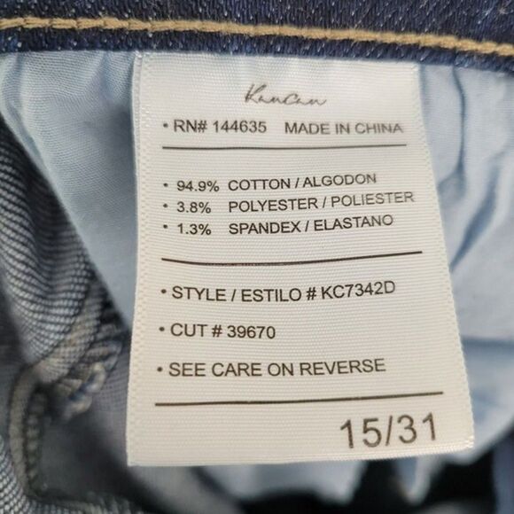 Kancan Size 31 Nicole High Rise Super Skinny Jeans Ankle Dark Wash Blue - Picture 12 of 12